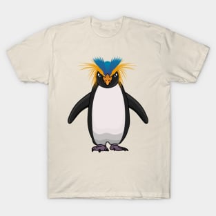 Cute macaroni penguin cartoon illustration T-Shirt